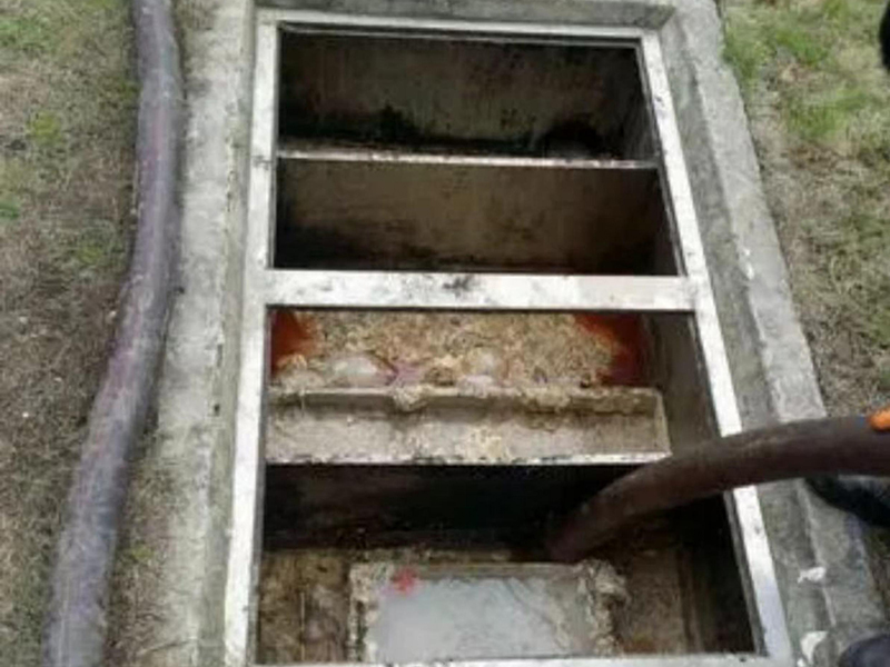 竟陵街道隔油池清理