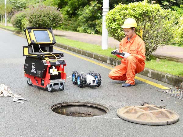 竟陵街道管道机器人检测