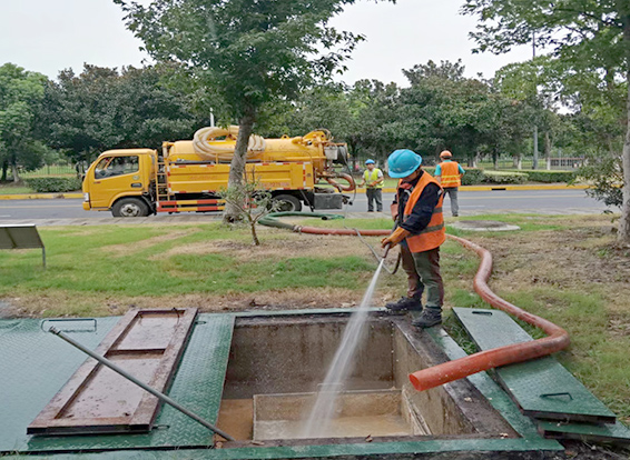 竟陵街道化油池清理